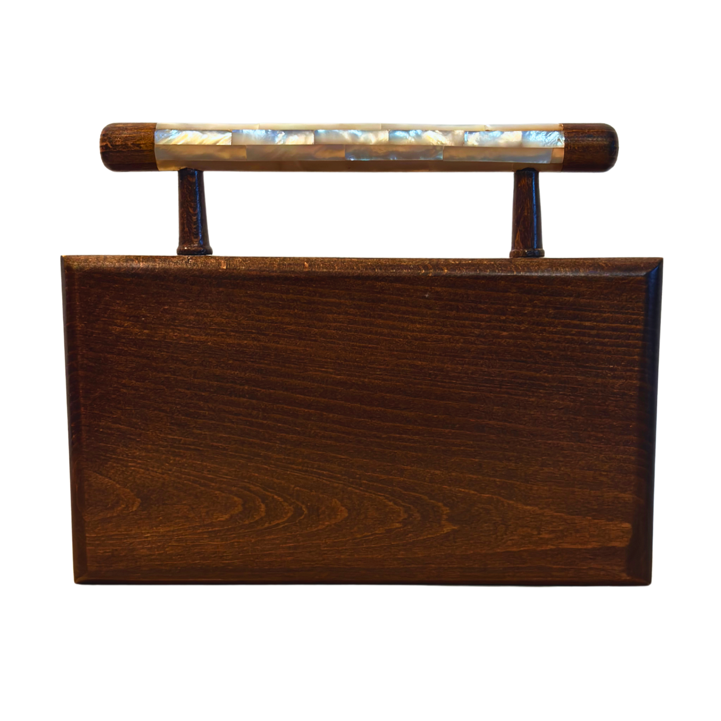 Sham – Pochette Damasquine de Luxe avec Nacre Florale & Brocart