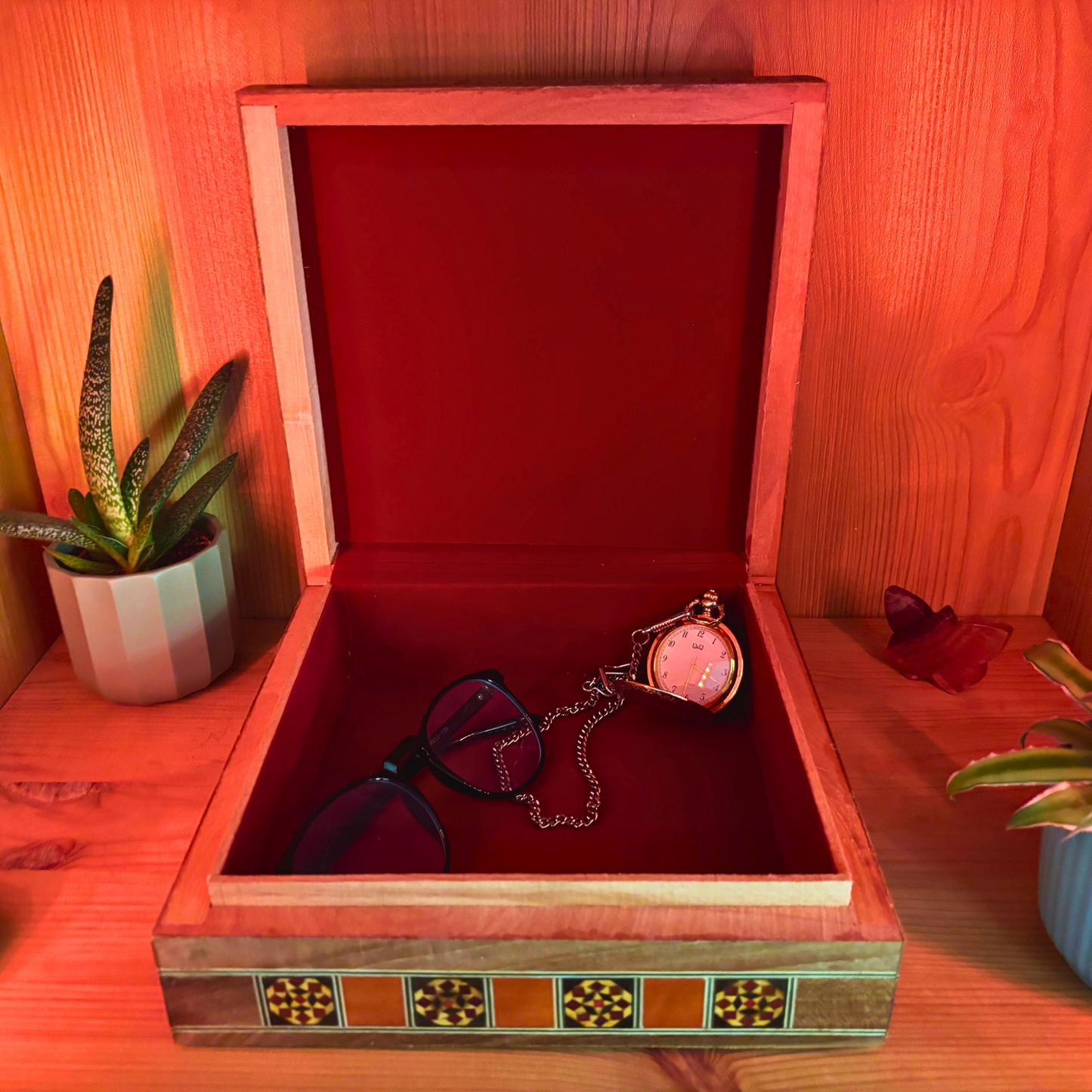 Damascene Mosaic Box – Handcrafted Art for Jewelry & Keepsakes