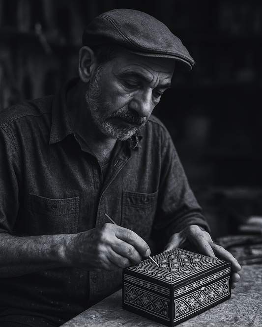 How a Damascene Mosaic Box Is Made