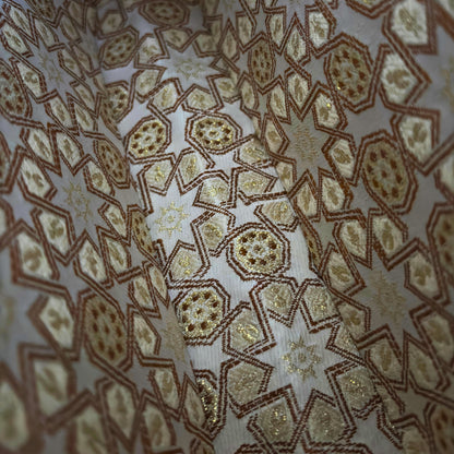 Falak – Clutch Damascena di Lusso con Madreperla e Interno in Broccato