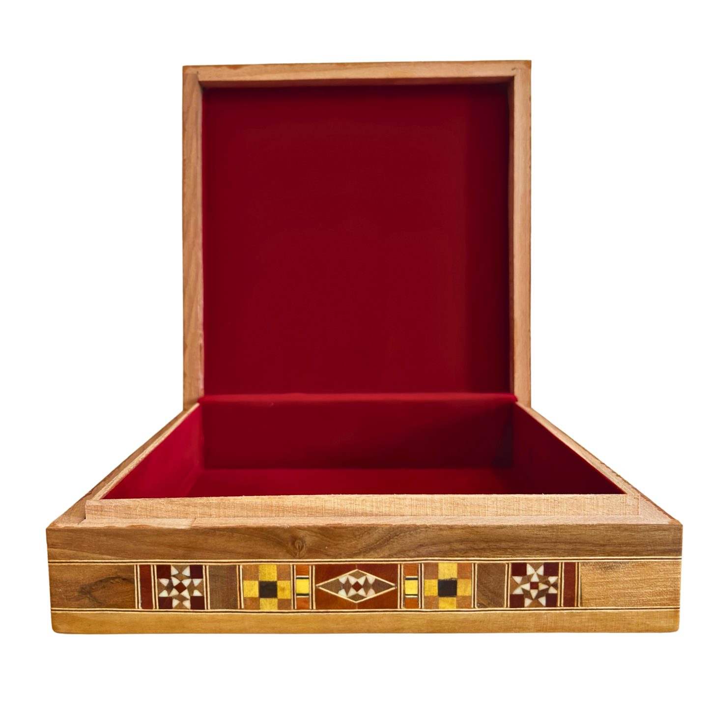 Damascene Mosaic Jewelry & Keepsake Chest – Velvet-Lined Elegance