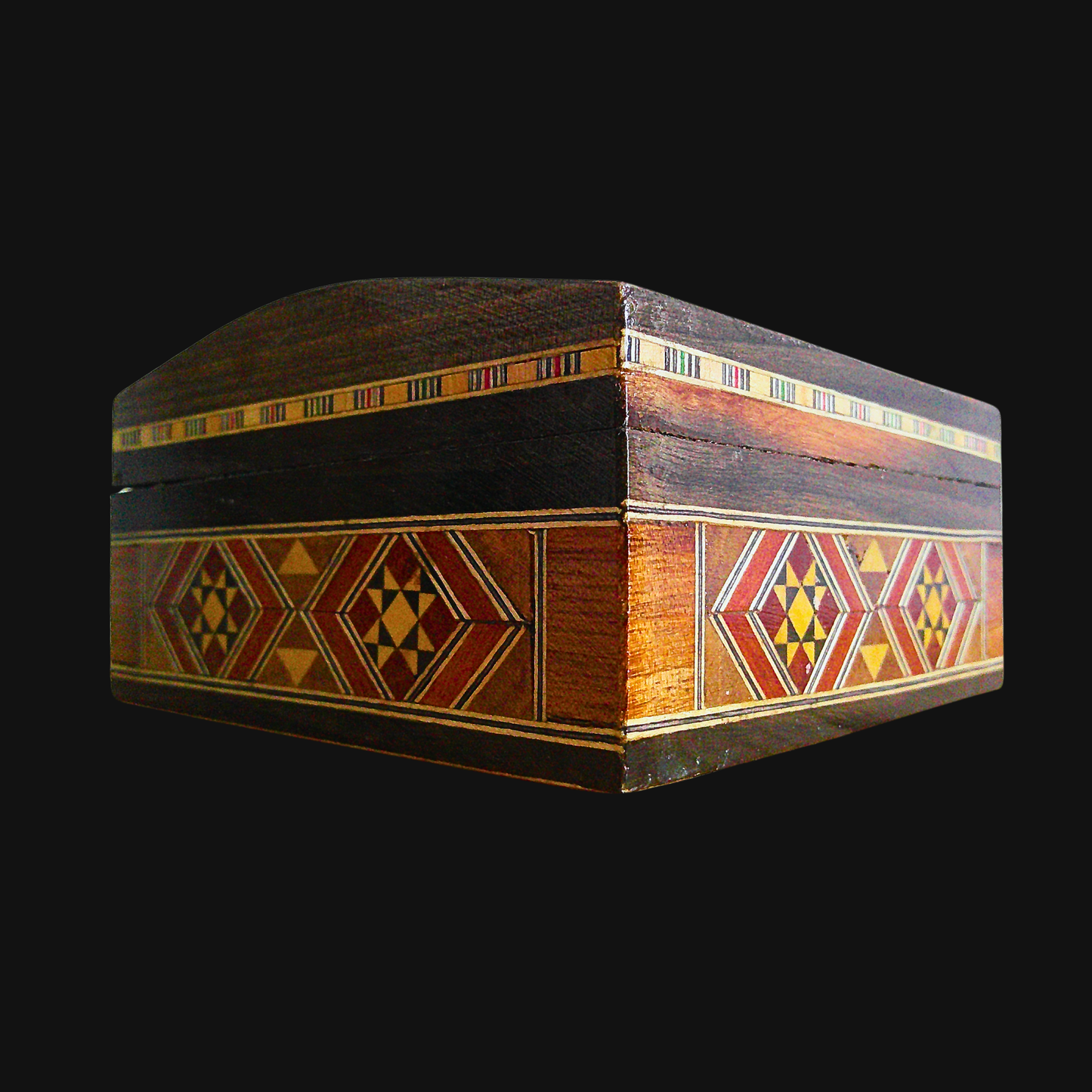 Damascene Mosaic Jewelry Box – Handcrafted Elegance