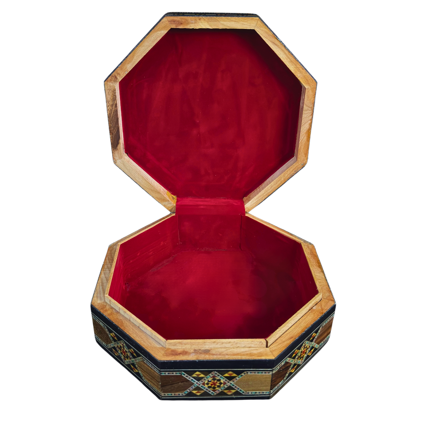 Heritage Damascene Mosaic Box – Mother of Pearl & Velvet