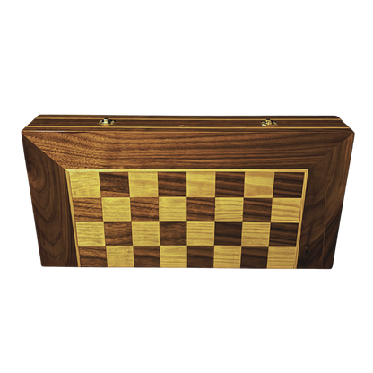 Handcrafted Damascene Chess & Backgammon Table by Gaby Al Dayeh – Classic Mosaic Design