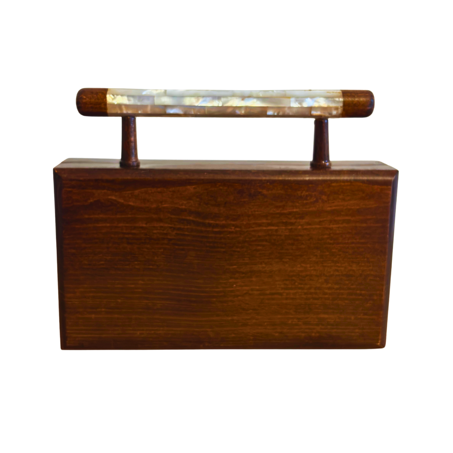 Zenobia – Bolso Clutch Damasquino de Lujo con Incrustaciones de Nácar y Forro de Brocado