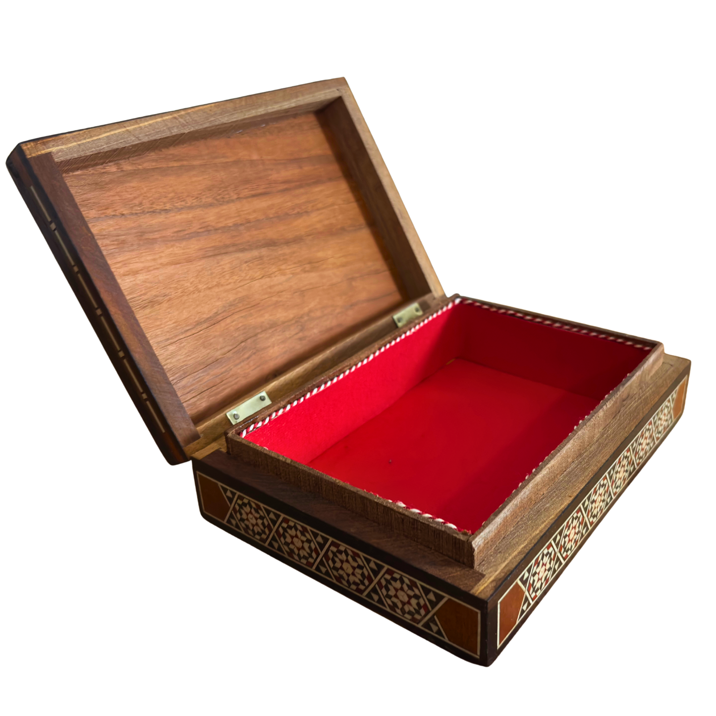 Caixa Damasquina Vintage Anos 70 – Desenho de Camelos Artesanal