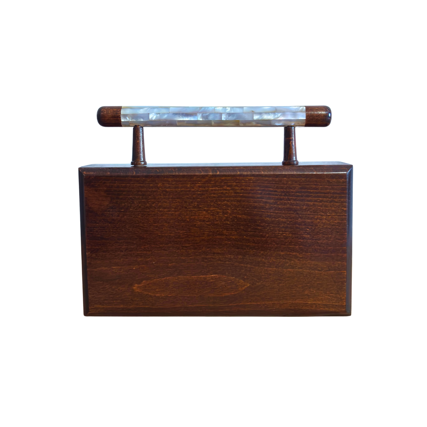 Falak – Clutch Damascena di Lusso con Madreperla e Interno in Broccato