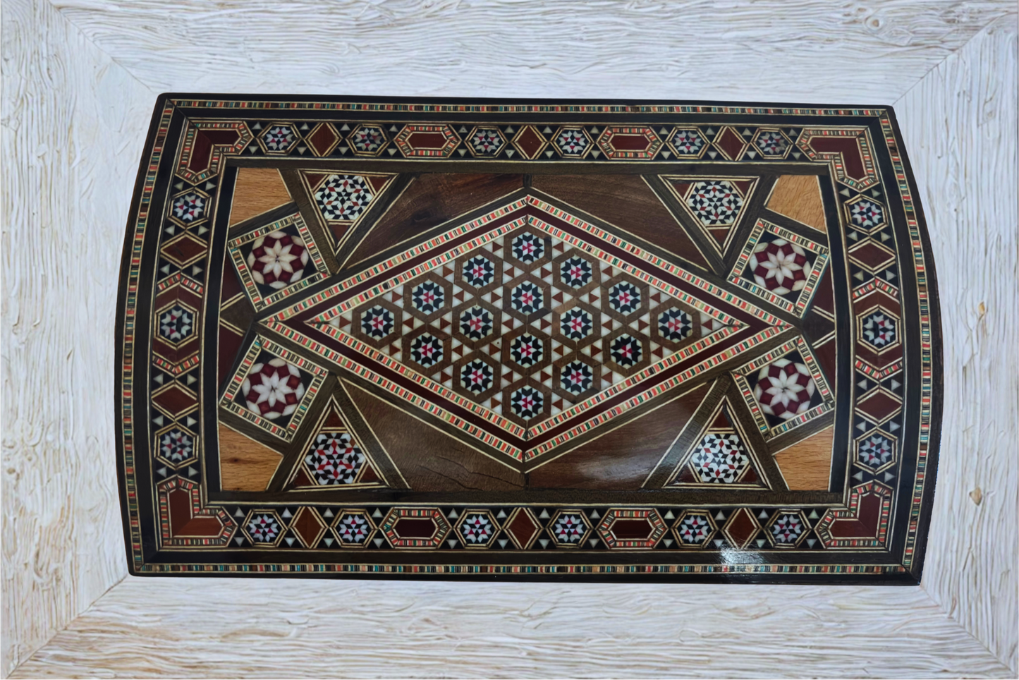 Boîte à Bijoux Damasquinée Vintage – Fait Main en 1970 avec Serrure et Clé