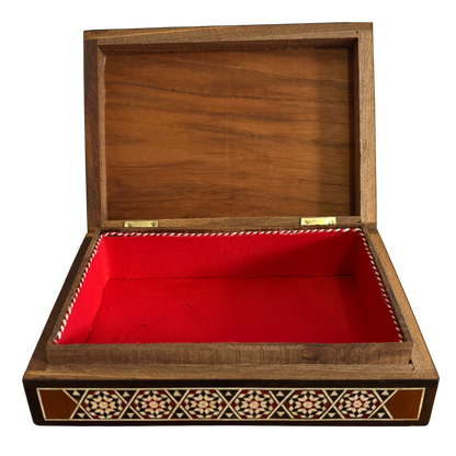 Caixa Damasquina Vintage Anos 70 – Desenho de Camelos Artesanal