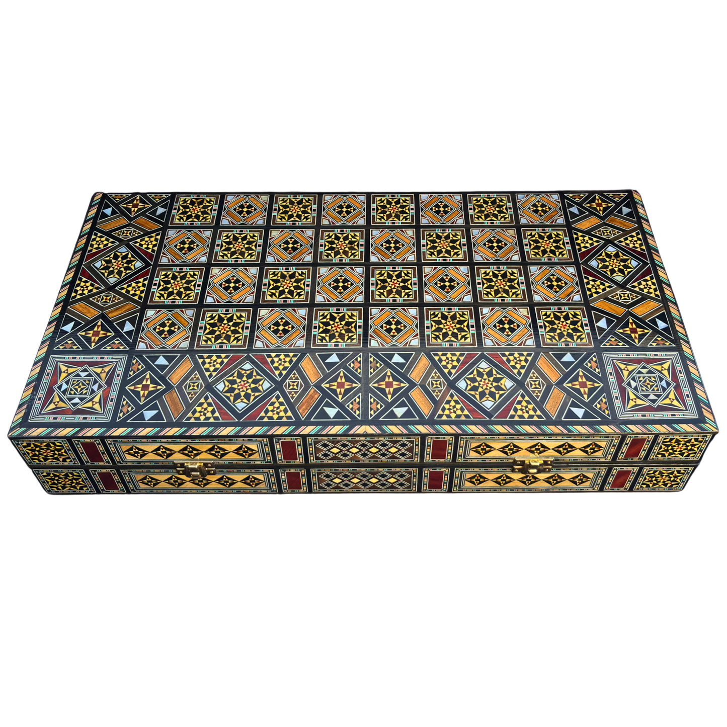 Set di Scacchi e Backgammon di Lusso – Arte Damascena e Madreperla