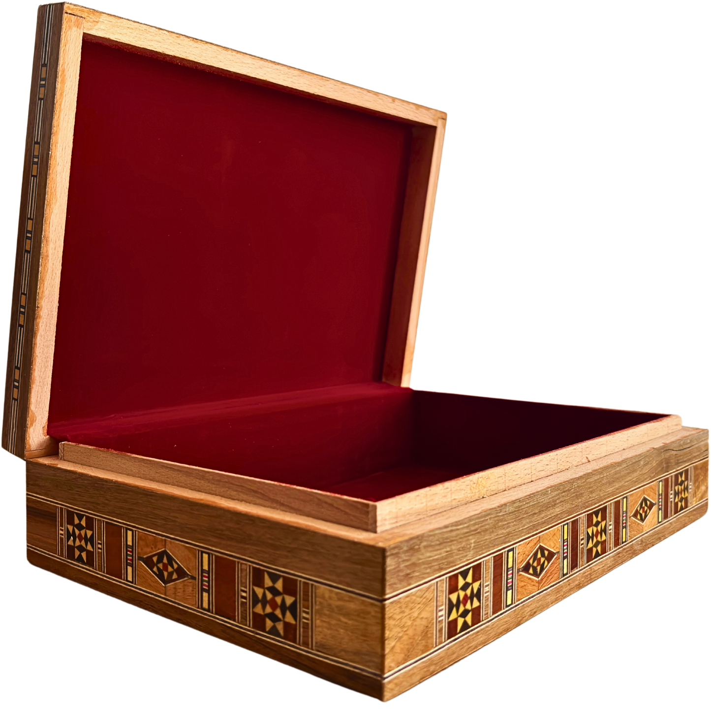 Damascene Mosaic Jewelry & Keepsake Box – Handcrafted Elegance
