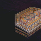 Harmony Mosaic Box video: the closed box, a close-up of the inlay and the open box
